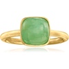 image:imageRossSimons BezelSet Jade Ring in 18kt Gold Over SterlingJade