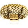 image:imageRossSimons Italian 14kt Yellow GoldPlated PopcornChain RingNo Gemstone