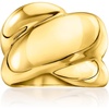 image:imageRossSimons Italian 14kt Yellow GoldPlated Puffy Wrap RingNo Gemstone
