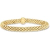 image:imageRossSimons Italian 18kt Gold Over Sterling PopcornLink Braceletno gemstone