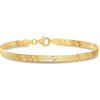 image:imageRossSimons Italian 4mm 18kt Gold Over Sterling Herringbone Braceletno gemstone