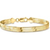 image:imageRossSimons Italian 6mm 18kt Gold Over Sterling Herringbone Braceletno gemstone