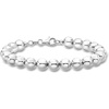 image:imageRossSimons Italian 8mm Sterling Silver Bead Braceletno gemstone