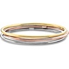 image:imageRossSimons Italian MultiToned Sterling Silver Jewelry Set 3 Polished Bangle Bracelets 75 inches