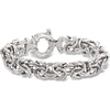 image:imageRossSimons Italian Sterling Silver Large Byzantine Braceletno gemstone