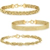 image:imageRossSimons Jewelry Set 3 Link Bracelets70 Inches