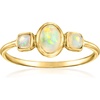 image:imageRossSimons Opal 3Stone Ring in 14kt Yellow GoldOpal