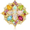 image:imageRossSimons Opal and 202 ct tw MultiGemstone Ring in 18kt Gold Over SterlingAmethyst