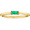 image:imageRossSimons Pure Collection 010 Carat Emerald Ring in 14kt Yellow GoldEmerald