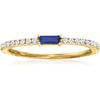 image:imageRossSimons Pure Collection 010 Carat Gemstone and 19 ct tw Diamond Ring in 14kt Yellow GoldSapphire
