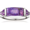 image:imageRossSimons Purple Turquoise and 10 ct tw Amethyst Ring in Sterling SilverAmethyst