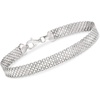image:imageRossSimons Sterling Silver BismarkLink Braceletno gemstone