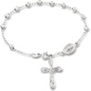image:imageRossSimons Sterling Silver RosaryStyle Bracelet 75 inches