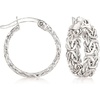 image:imageRossSimons Sterling Silver Small Byzantine Hoop Earrings