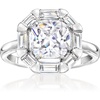 image:imageRossSimons Sterling SilverPlated Ring With 240 ct tw CzsCubic Zirconia
