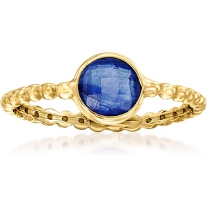 image:imageRossSimons 100 Carat Sapphire Beaded Ring in 14kt Yellow GoldSapphire