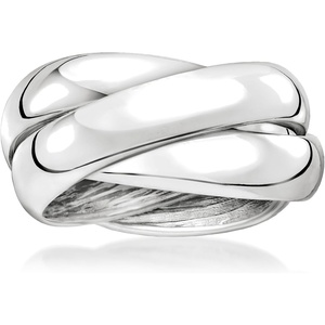 image:imageRossSimons Italian RhodiumPlated Rolling RingNo Gemstone
