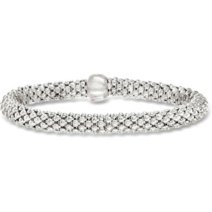 image:imageRossSimons Italian Sterling Silver PopcornLink Braceletno gemstone