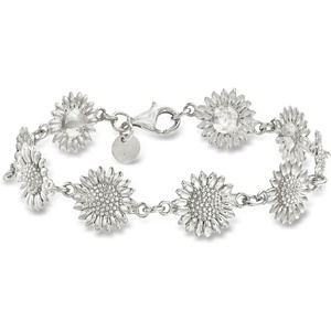 image:imageRossSimons Italian Sterling Silver Sunflower Braceletno gemstone