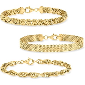 image:imageRossSimons Jewelry Set 3 Link Bracelets70 Inches