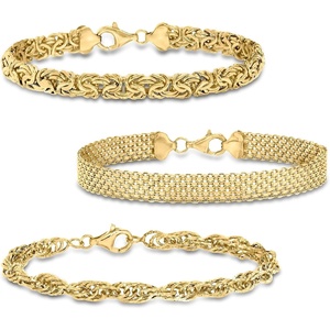 image:imageRossSimons Jewelry Set 3 Link Bracelets80 Inches
