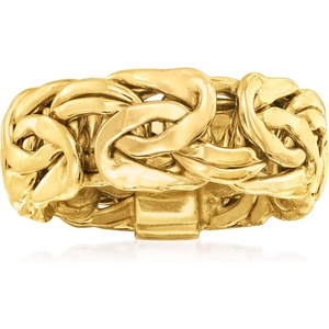 image:imageRossSimons Sterling Large Byzantine Ring