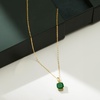 image:imageCanaria Fine Jewelry RossSimons 160 Carat Emerald Pendant Necklace in 10kt Yellow Gold 16 inches
