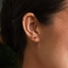 image:imagePure Collection by RossSimons 020 ct tw Ruby 3Stone Stud Earrings in 14kt Yellow Gold