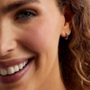 image:imagePure Collection by RossSimons 040 ct tw Sapphire Huggie Hoop Earrings in 14kt Yellow Gold
