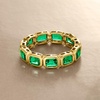 image:imagePure Collection by RossSimons 170 ct tw LabGrown Emerald Eternity Band in 18kt Gold Over SterlingCreated Emerald