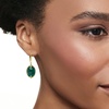 image:imageRossSimons 1000 ct tw Emerald Drop Earrings in 18kt Gold Over Sterling
