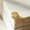 image:imageRossSimons 10kt Yellow Gold Byzantine Bordered RingNo Gemstone