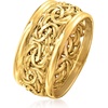 image:imageRossSimons 14kt Yellow Gold Bordered Byzantine RingNo Gemstone