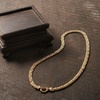 image:imageRossSimons 14kt Yellow Gold Flat Byzantine Necklace With DiamondsDiamond