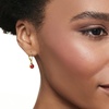 image:imageRossSimons 150 ct tw BezelSet Ruby Drop Earrings in 18kt Gold Over Sterling