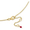 image:imageRossSimons 1690 ct tw Ruby Drop Necklace in 18kt Gold Over Sterling 18 inches