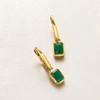 image:imageRossSimons 210 ct tw Emerald Drop Earrings in 18kt Gold Over Sterling