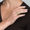 image:imageRossSimons 250 ct tw CZ Jewelry Set 5 Eternity Bands in 18kt Gold Over SterlingCubic Zirconia