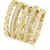 image:imageRossSimons 250 ct tw CZ Jewelry Set 5 Eternity Bands in 18kt Gold Over SterlingCubic Zirconia