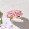 image:imageRossSimons 250 ct tw Pave Pink Sapphire Ring in 14kt Rose GoldSapphire