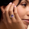 image:imageRossSimons 300 Carat Amethyst Woven Ring in 14kt Yellow GoldAmethyst