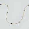 image:imageRossSimons 310 ct tw Sapphire Station Necklace in 18kt Gold Over SterlingSapphire