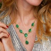 image:imageRossSimons 3375 ct tw Emerald YNecklace in 18kt Gold Over Sterling 18 inches
