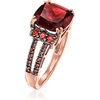 image:imageRossSimons 400 Carat Garnet and 31 ct tw Red Diamond Ring in 14kt Rose GoldGarnet