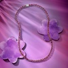 image:imageRossSimons 4000 ct tw Gemstone Tennis Necklace in Sterling Silverred