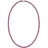 image:imageRossSimons 4000 ct tw Gemstone Tennis Necklace in Sterling Silverred