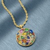 image:imageRossSimons 502 ct tw MultiGemstone Starfish Pendant With 26 ct tw Diamonds in 14kt Yellow Gold