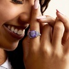 image:imageRossSimons 550 Carat Amethyst and 40 ct tw Tanzanite Ring in Sterling SilverAmethyst