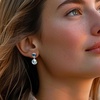 image:imageRossSimons 670 ct tw London and Sky Blue Topaz Drop Earrings in Sterling Silver