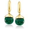 image:imageRossSimons 825 ct tw Emerald Jewelry Set Drop Earrings and Necklace in 18kt Gold Over Sterling 18 inches